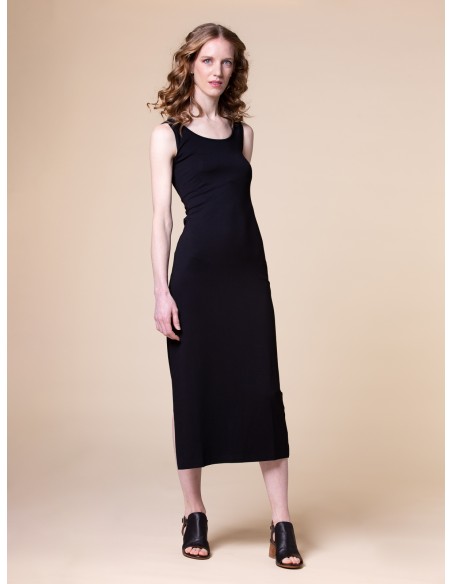 ABITO LUNGO SLIM IN BAMBU' "ANN"