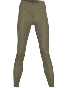 LEGGINGS DONNA IN LANA-SETA - NATURALE 2