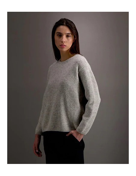 PULL BASIC IN 100% BABY ALPACA "AURORE"