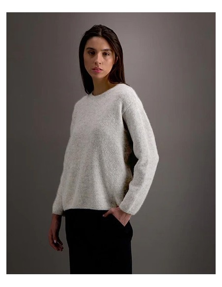 PULL BASIC IN 100% BABY ALPACA "AURORE"