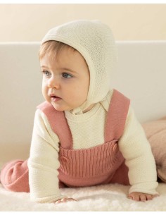 CUFFIETTA BABY IN 100% LANA MERINO TRICOT - CARAMELLO