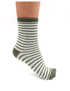 CALZINI IN BAMBU'KIDS "STRIPE" - BOSCO