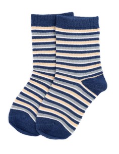 CALZINI IN BAMBU'KIDS "STRIPE" - NAVY