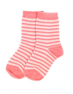 CALZINI IN BAMBU'KIDS "STRIPE" - ROSA