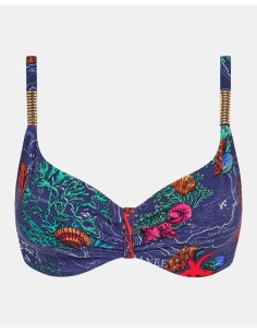 REGGISENO BIKINI CONTENITIVO CON FERRETTO "ICON" - MARINO 2