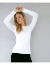 MAGLIA BASIC MANICA LUNGA IN BAMBU'