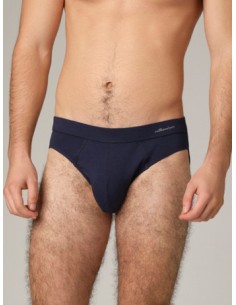 SLIP UOMO IN COTONE BIOLOGICO GOTS - NAVY 2