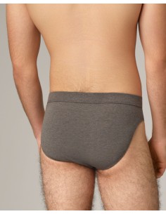 SLIP UOMO IN COTONE BIOLOGICO GOTS - ANTRACITE 2