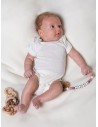 Body bambini manica corta in 100% seta biologica Gots - Lizè Natural C