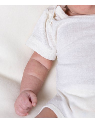 Body bambini manica corta in 100% seta biologica Gots - Lizè Natural C
