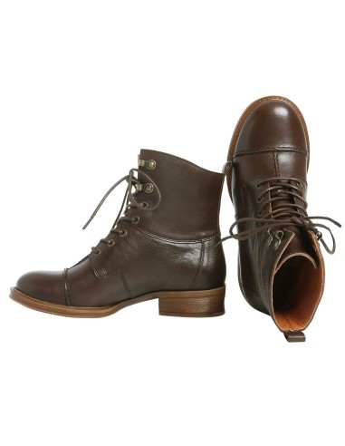 Stivaletto donna in pelle naturale chrome free e senza nichel