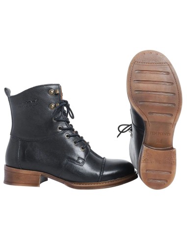 Stivaletto donna in pelle naturale chrome free e senza nichel