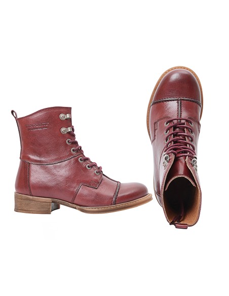 Stivaletto donna in pelle naturale chrome free e senza nichel