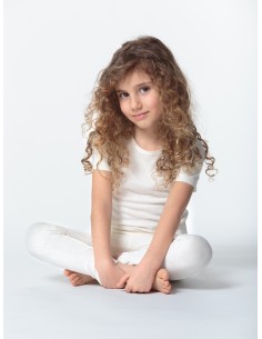 T-SHIRT IN SETA BURETTA KIDS - NATURALE 2