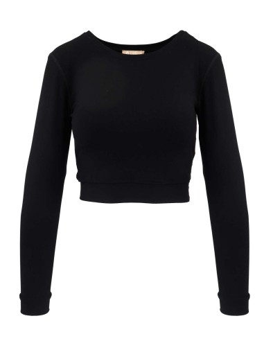 FELPINA CORTA SLIM FIT  IN BAMBU PESANTE