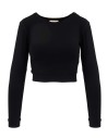FELPINA CORTA SLIM FIT  IN BAMBU PESANTE