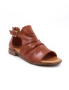 SANDALO ALTO IN PELLE A CONCIA VEGETALE "DIPPER"