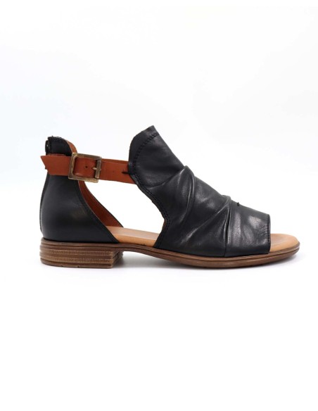 SANDALO ALTO IN PELLE A CONCIA VEGETALE "DIPPER"