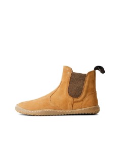 STIVALETTO BAREFOOT IN PELLE SCAMOSCIATA "KIM" - CARAMELLO