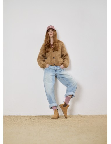 STIVALETTO BAREFOOT IN PELLE SCAMOSCIATA "KIM"