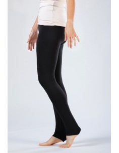 LEGGINGS BASIC IN BAMBU' - MARRONE 2