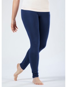 LEGGINGS BASIC IN BAMBU' - BLU