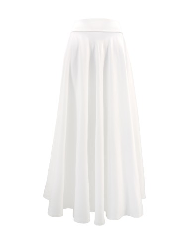 GONNA CON SPACCO IN 100% BAMBU' SATIN "LYRA"