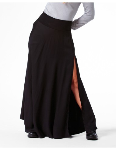 GONNA CON SPACCO IN 100% BAMBU' SATIN "LYRA"