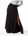 GONNA CON SPACCO IN 100% BAMBU' SATIN "LYRA"