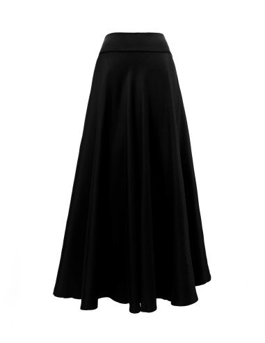 GONNA CON SPACCO IN 100% BAMBU' SATIN "LYRA"