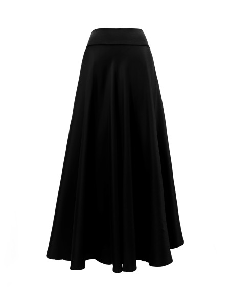 GONNA CON SPACCO IN 100% BAMBU' SATIN "LYRA"
