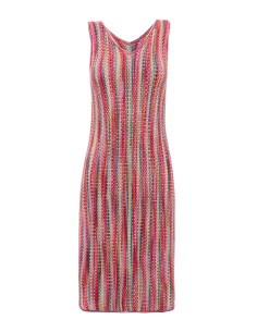ABITO MIDI IN COTONE PIMA FATTO A MANO "NEW KORI" -...