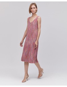 ABITO MIDI IN COTONE PIMA FATTO A MANO "NEW KORI" -... 2