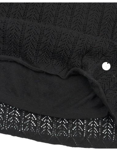 ABITO MIDI IN COTONE PIMA E LINO FATTO A MANO "TEXTURE"