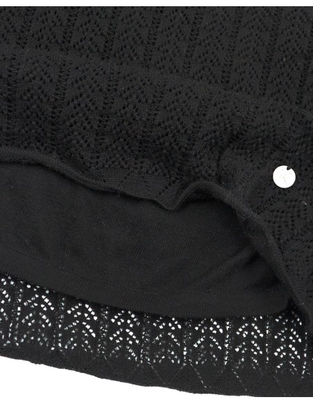 ABITO MIDI IN COTONE PIMA E LINO FATTO A MANO "TEXTURE"