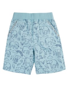 PANTALONCINI BIMBO IN COTONE BIOLOGICO "CEDAR" - AZZURRO