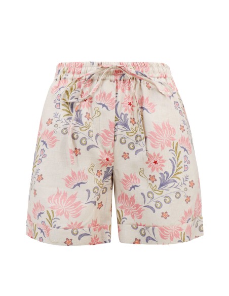 SHORTS IN 100% LINO "TARA"