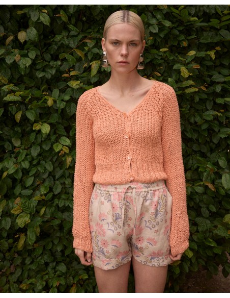 SHORTS IN 100% LINO "TARA"