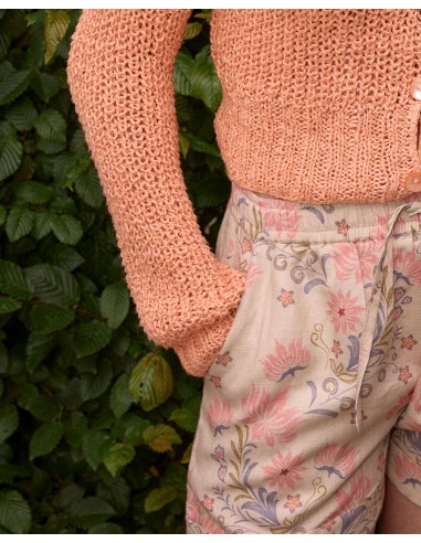 SHORTS IN 100% LINO "TARA"