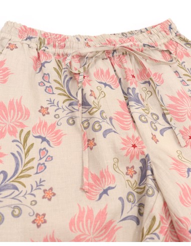 SHORTS IN 100% LINO "TARA"