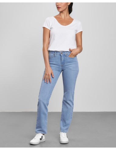 JEANS A GAMBA DRITTA IN COTONE BIOLOGICO "NOVA"