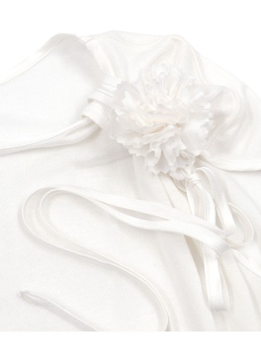 T-SHIRT CINDY CON FIOCCO IN SETA BIOLOGICA,...