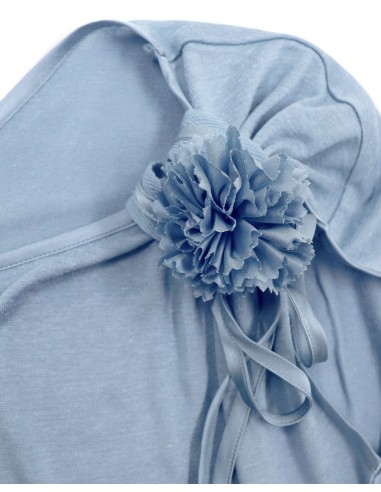 T-SHIRT CINDY CON FIOCCO IN SETA BIOLOGICA,...