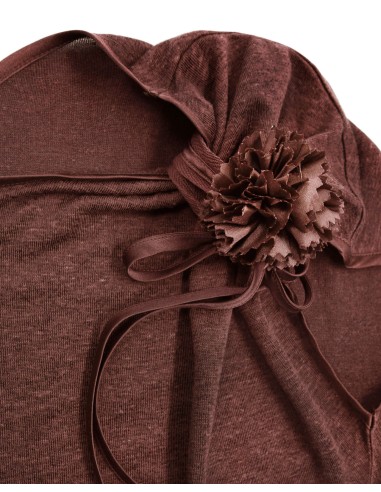 T-SHIRT CINDY CON FIOCCO IN SETA BIOLOGICA,...