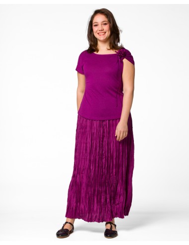 T-SHIRT CINDY CON FIOCCO IN SETA BIOLOGICA,...