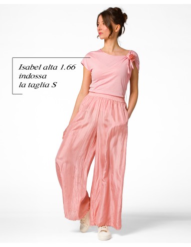 T-SHIRT CINDY CON FIOCCO IN SETA BIOLOGICA,...