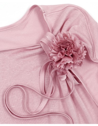 T-SHIRT CINDY CON FIOCCO IN SETA BIOLOGICA,...