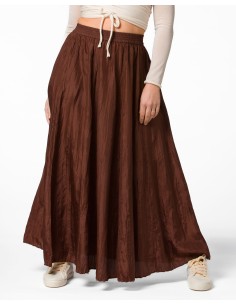 GONNA IN 100% SETA STROPICCIATA "DETTE LIMITED"