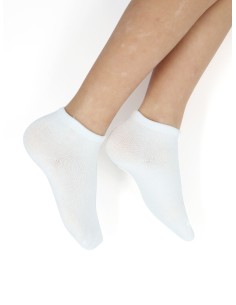 CALZINI IN BAMBU'KIDS CORTI "BASIC" - BIANCO 2
