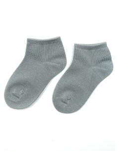 CALZINI IN BAMBU'KIDS CORTI "BASIC" - GRIGIO